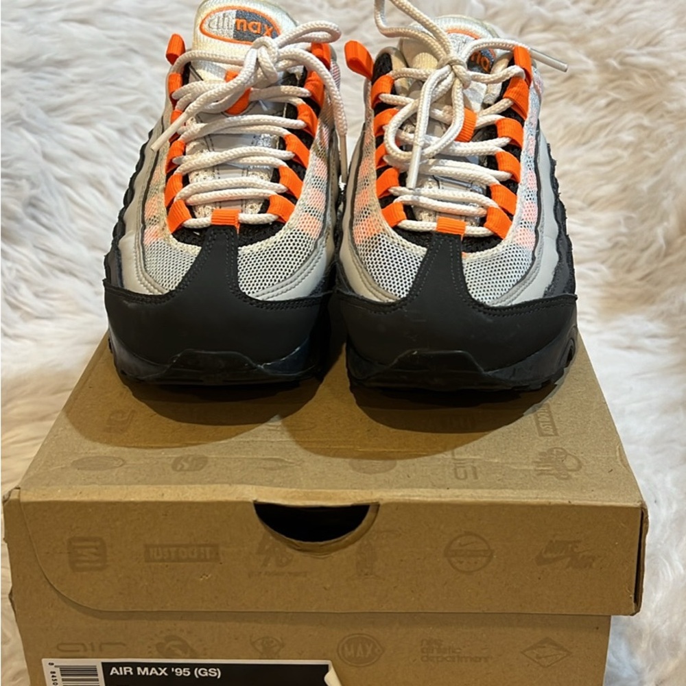 Nike Air Max '95 GS Sneakers with Orange Accents